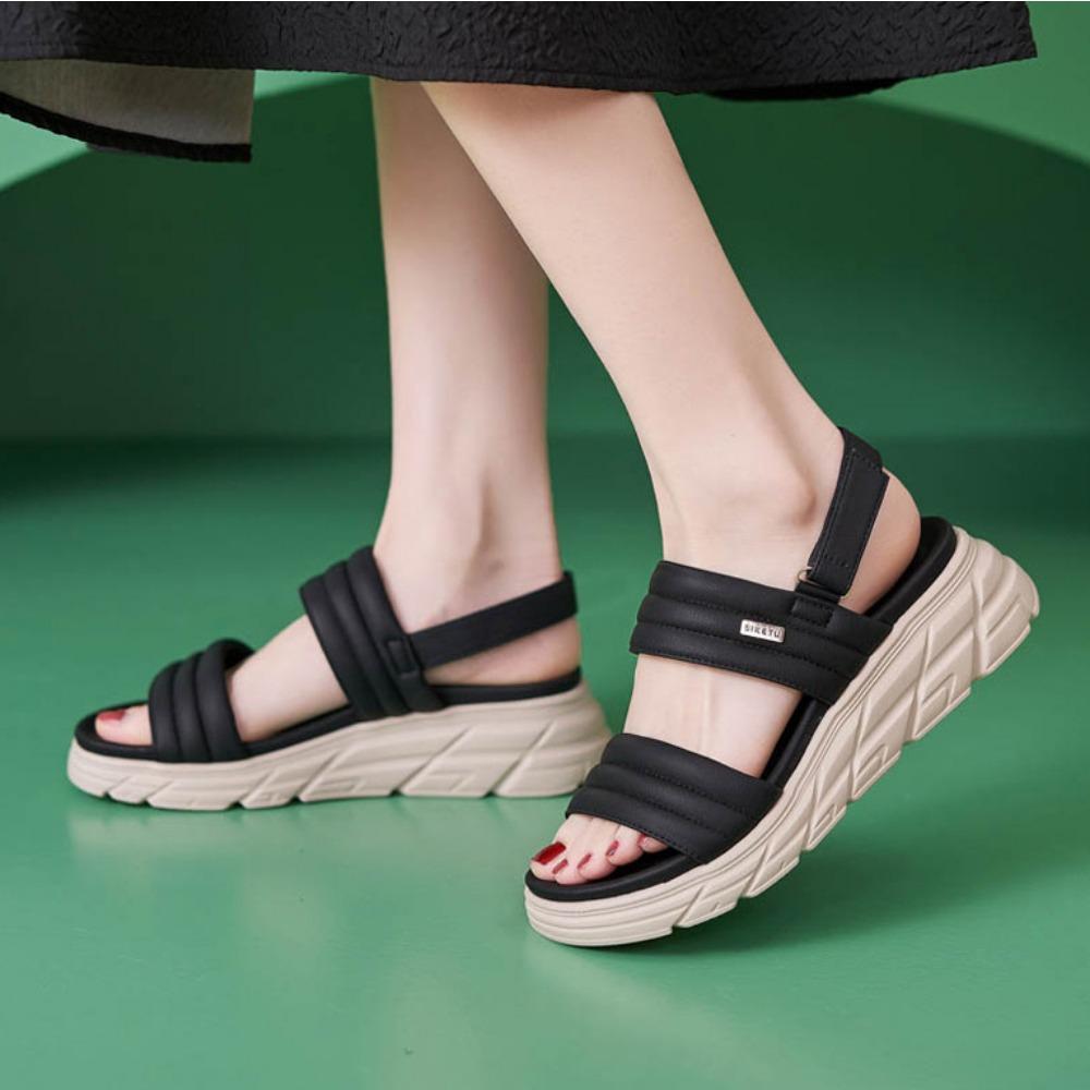Sandals for Women 2026 Summer New Thick Soled Sandals Lightweight Non Slip Comfortable Casual Sports Women's Shoes Heels Womens