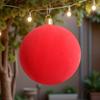 Large Christmas Inflatable Ball 60CM Inflatable Decorated Ball  For Yard Lawn Porch Tree