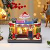 Musikalische Weihnachts-Licht-Drehzug-Ornamente Figuren-Set
