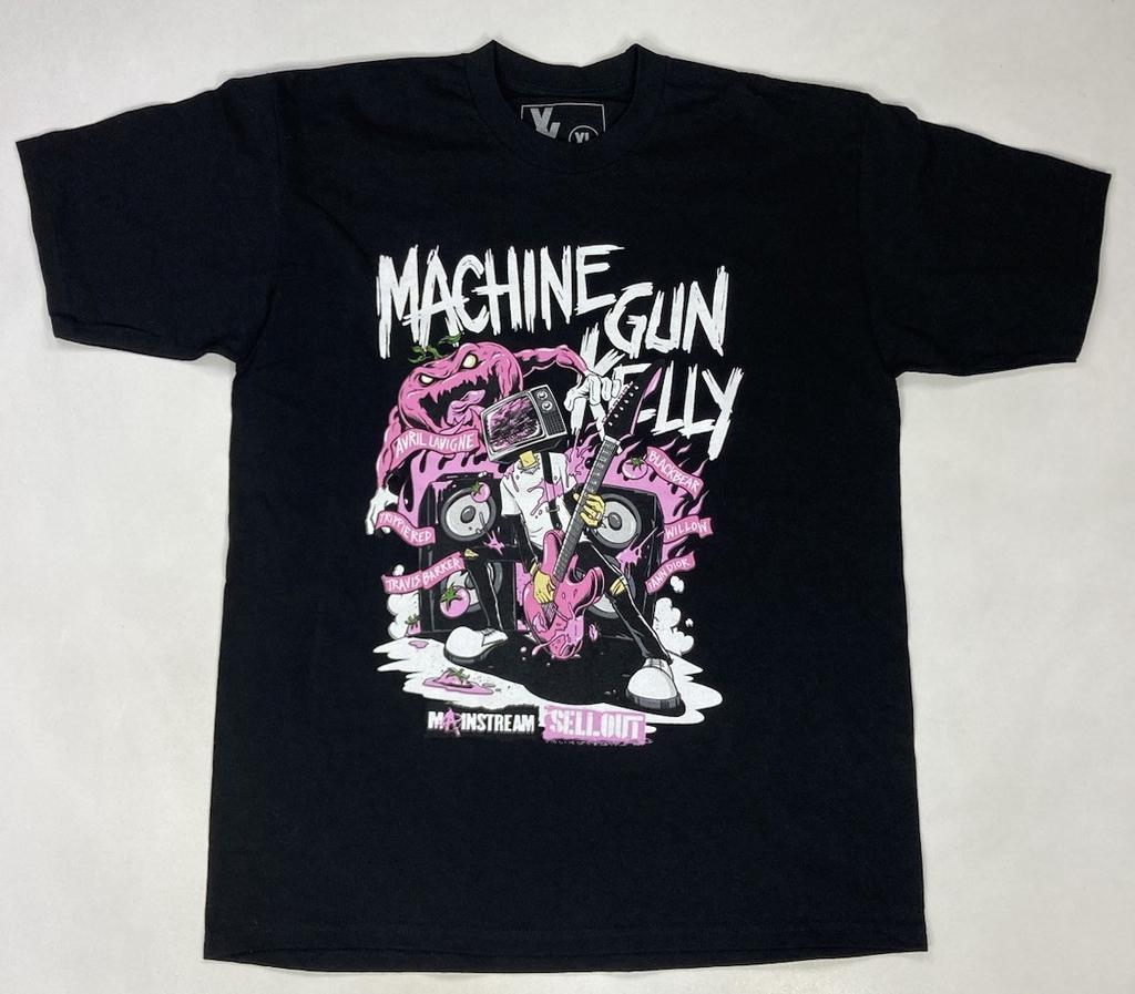 Machine Gun Kelly Mainstream Sellout Tour 2022 Graphic T-shirt Men XL Black