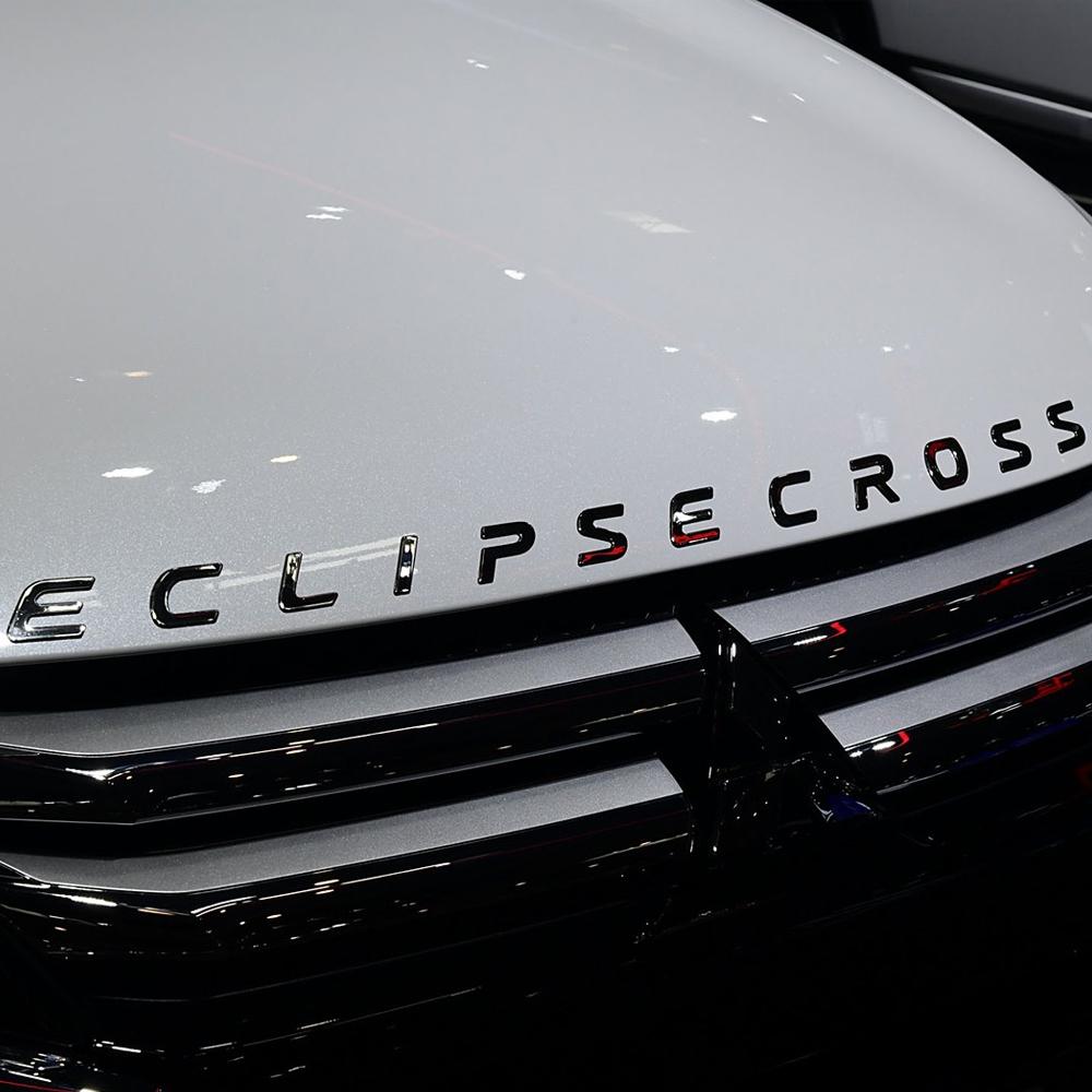 Cyhk7 ABS Auto Voor Motorkap Sticker Embleem Decoratief Badge voor Mitsubishi ECLIPSE CROSS Logo Voertuig Staart Gemodificeerd Sticker Accessoires