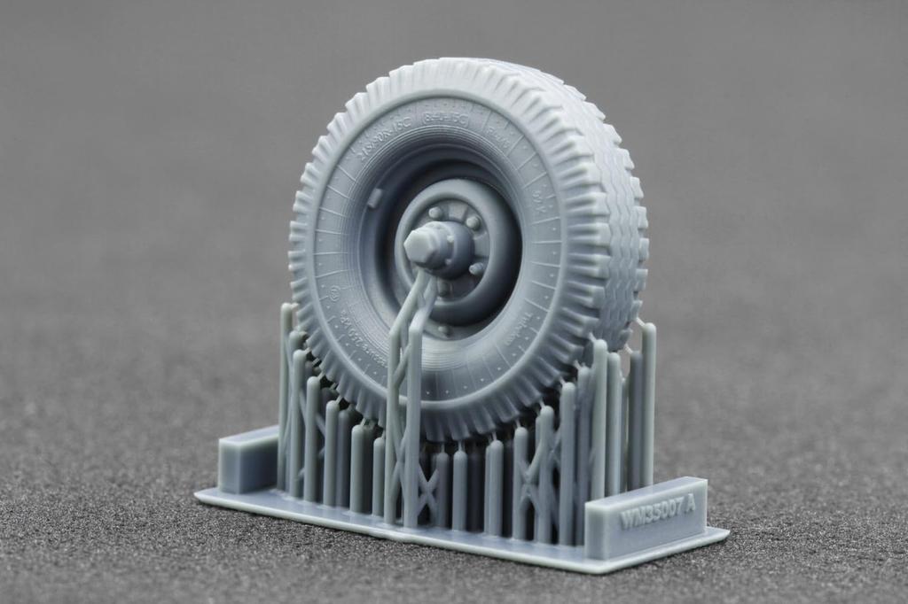 Wheel Set Plastic Model Parts SCXWM35007 Scale-X 1/35 UAZ-469 (5 pieces) (for Trumpeter) (Military Vehicle)