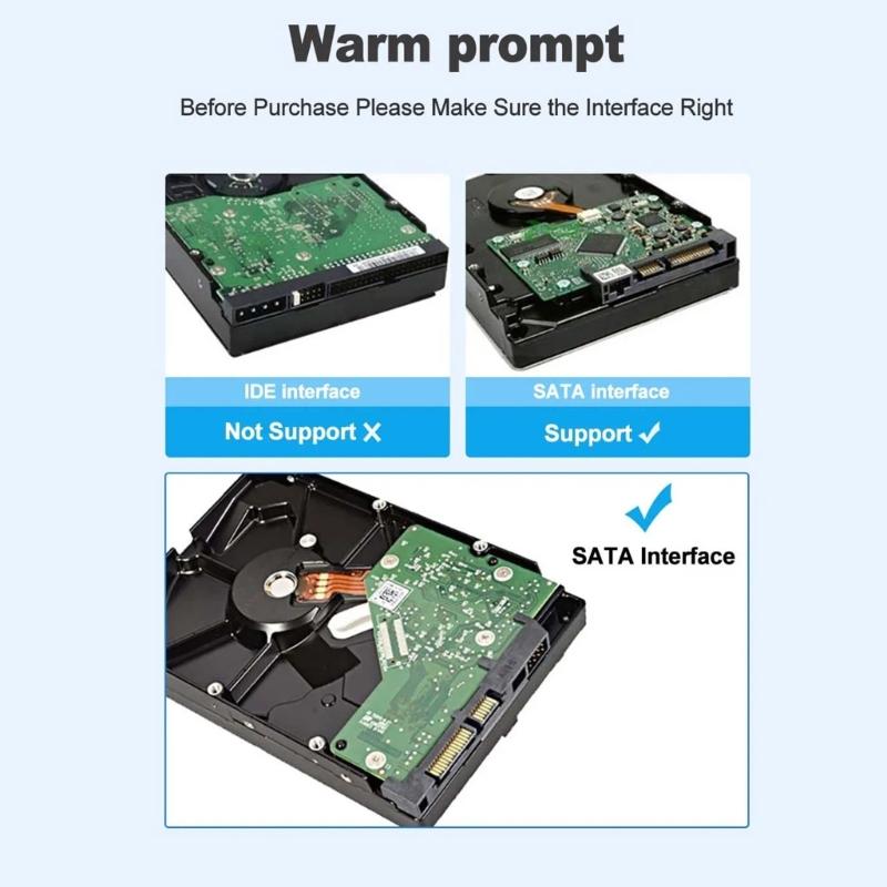 Box na pevný disk USB3.0 Pouzdro na pevný disk 3,5palcový externí kryt Box Externí pouzdro pro PC Příslušenství k notebookům
