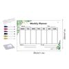 3D Acrylic Erasable Weekly Planner Board