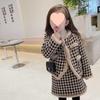 Girls' Autumn & Winter Korean-Style Fleece-Lined Set: Trendy, Thickened, Fashionable Winter Outfit for Kids