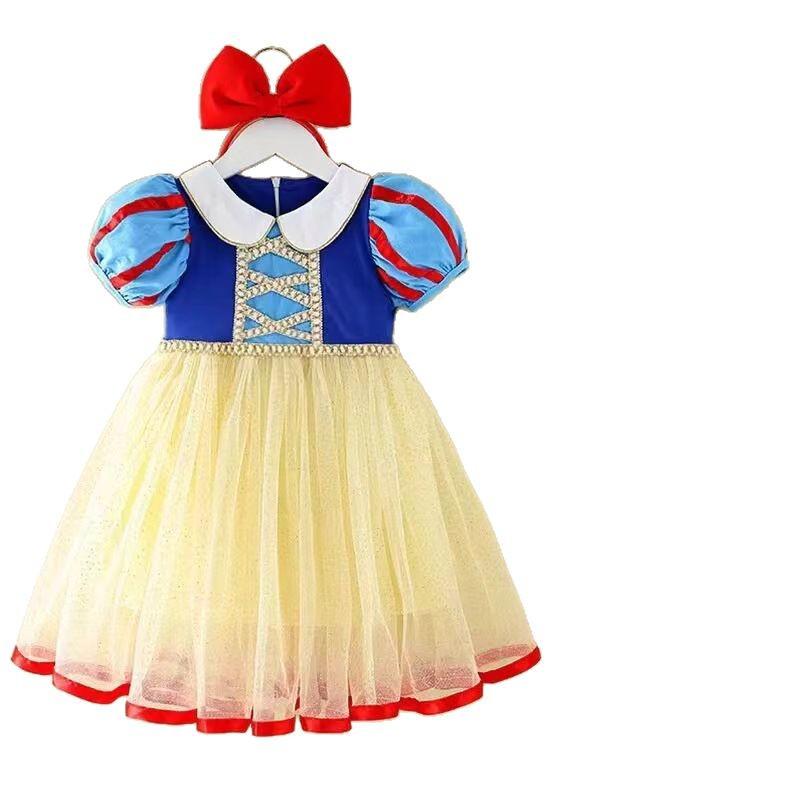 Snow White Princess Dress for Girls - Ideal for Amusement Park Adventures