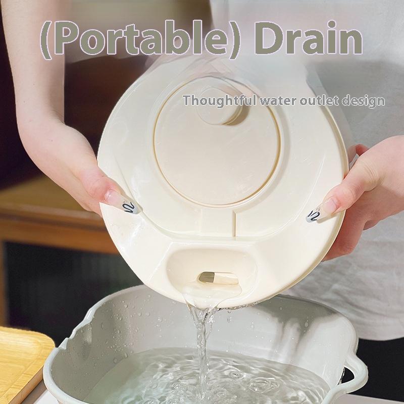 Multifunction Manual Salad Spinner Dryer Vegetable Fruit Food Dehydrator Quick Drying Kitchen Household Vegetable Dehydrator