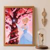 Diamond Painting Set Full of Diamonds 5D Cinderella Heart Decoration Creative Handicrafts Diy Art Gift