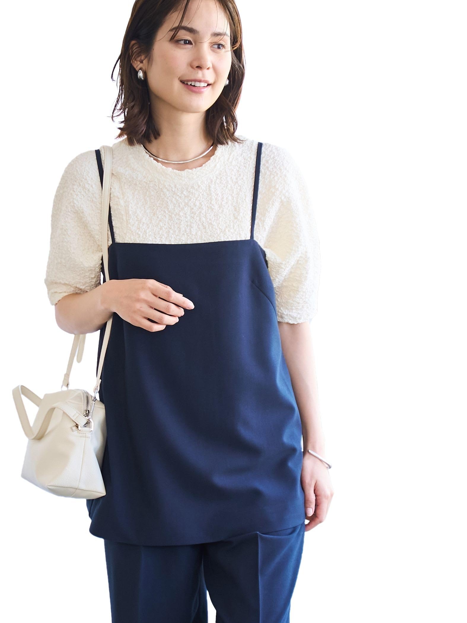 

Cohen RONEL Stretch Camisole Top be worn as a 76966420029 7900 NAVY FREE (Can set) (79)