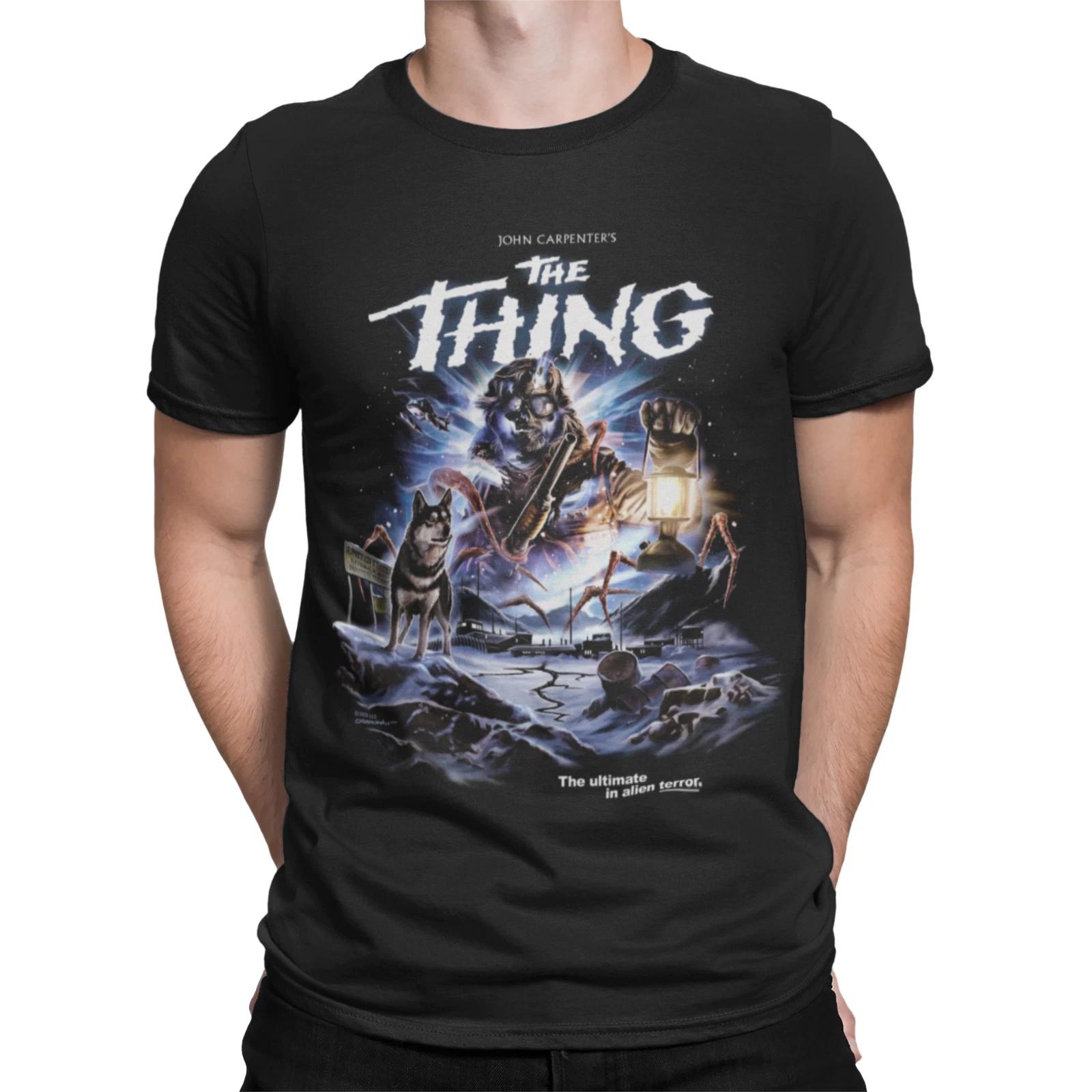 the thing horror Christmas birthday sci fi film movie t shirt XL