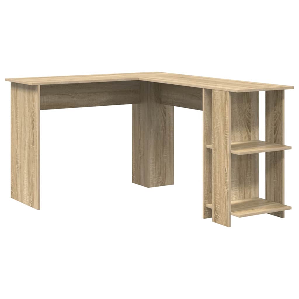 L shaped Desk Sonoma Oak 140 x 113.5 x 75 cm Particleboard