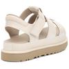 UGG Leather Roman Sandals 5CM Women's White 1154650-JSM