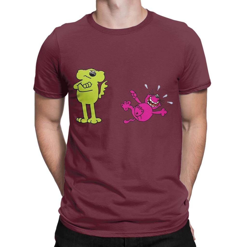 Roobarb and cCustard Dog and from Childrens TV Essential Funny 100 Cotton TShirt Roobarb and cCustard Tees Tops For Unisex