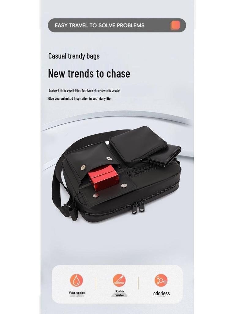 Herren Trendige Multifunktionale Wasserabweisende Umhängetasche