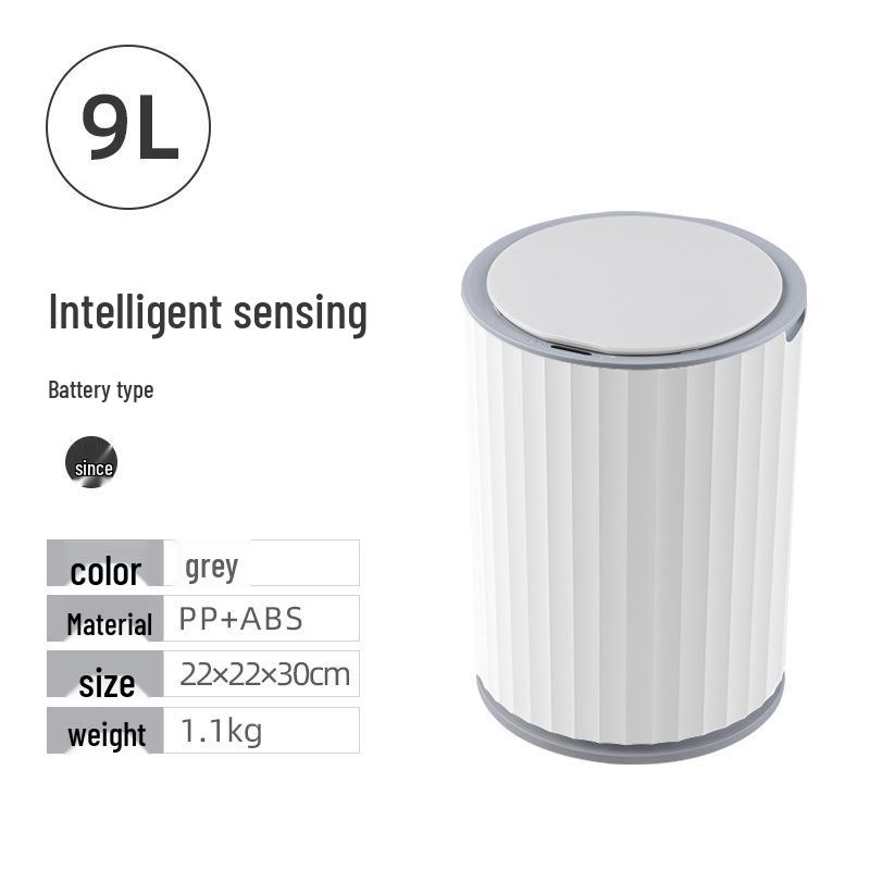 Smart Induction Trash Can with Lid