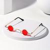 Vintage Punk Round Sunglasses Women Man Fashion Metal Female Eyeglasses Ultra Small Frame Glasses