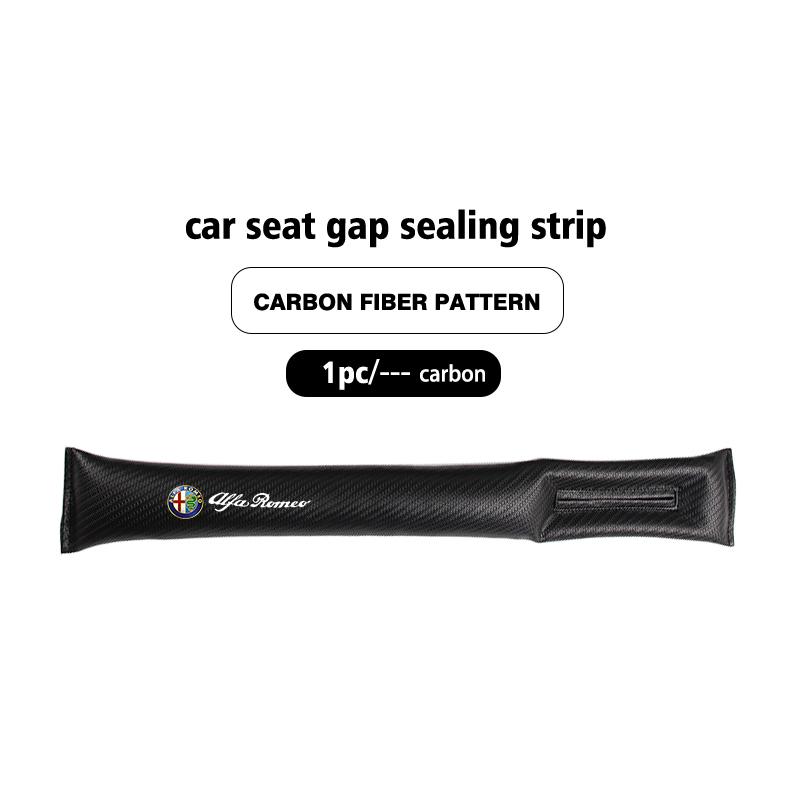 For Alfa Romeo 1/2PCS Leather Car Seat Gap Filler Seat Gap Leak Proof Strip Interior Accsesories Giulia 147 Mito 156 159 166 GT
