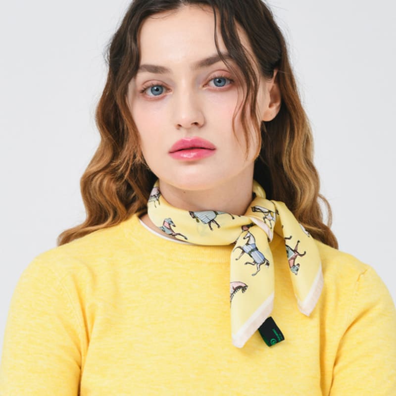 DOYOUKNOWMC ALL SEASON Mini Mal Yellow Petite Scarf