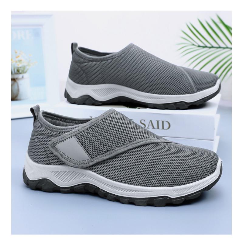 Herren Sommer Mesh Freizeitschuhe Weiche Sohle Atmungsaktive Sneaker Leichtgewicht Anti-Rutsch Wanderschuhe Laufschuhe für Herren Zapatos Casuales