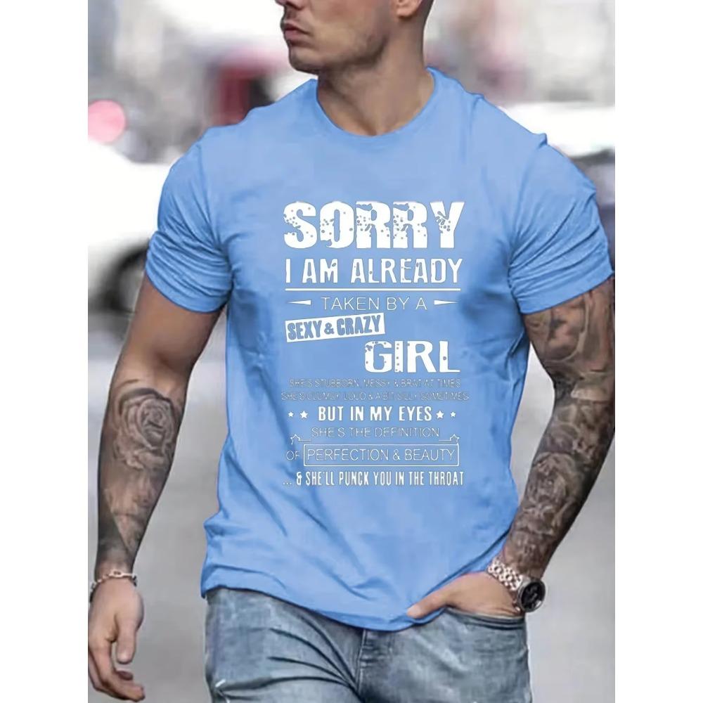 Casual Round Neck Short Sleeves Comfortable Tops100% Cotton Men's Clothing for Summer Hip Hop T Shirt Fashion Trend T-Shirt