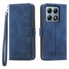 For Xiaomi 14T Pro Leather Case Lines Imprint Wallet Phone Cover
