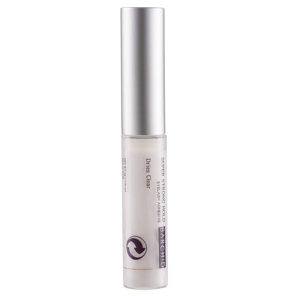 Eyelash glue adhesive strong super type fit 5g milky white.