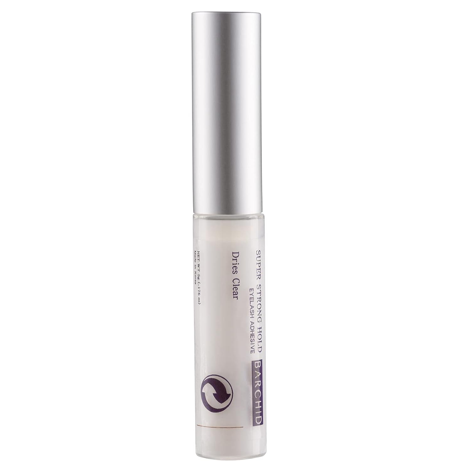 Eyelash glue adhesive strong super type fit 5g milky white.