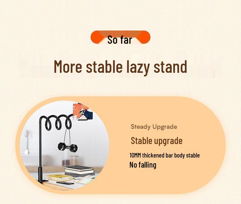 Adjustable Bedside Phone & Tablet Holder for Convenient TV Viewing