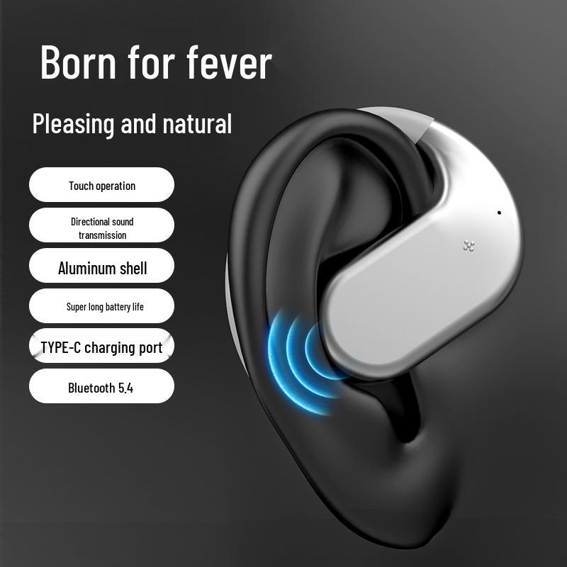 OWS18 Bluetooth Headset: In-ear, Aluminum Alloy, Wireless with Long Battery Life