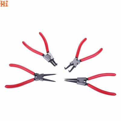 4pcs Heavy Duty 7/" Circlip Plier Snap Ring Plier External Internal Kit w// Pouch