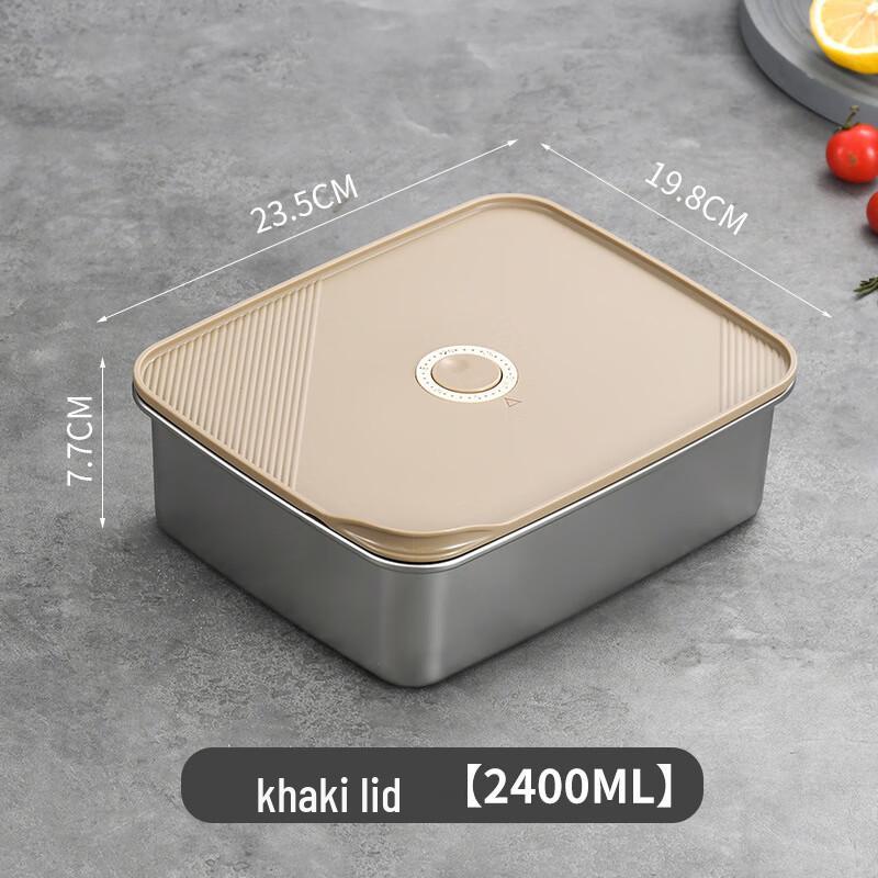 

RuHan 304 Stainless Steel Food Storage Container with Date Setter