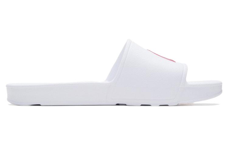 Li Ning Badminton Collection Slide Slippers Unisex White AYCS003-2