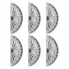 6 Stuks Meubel Decoratief Handvat Modern Zinklegering Ladekast Knop Schelpvorm Nachtkastje Trekgreep Eenvoudig te Installeren