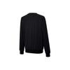 Jordan Logo Embroidered Striped Casual Pullover Long Sleeve Sweatshirt Men Tops Black FN6355-010