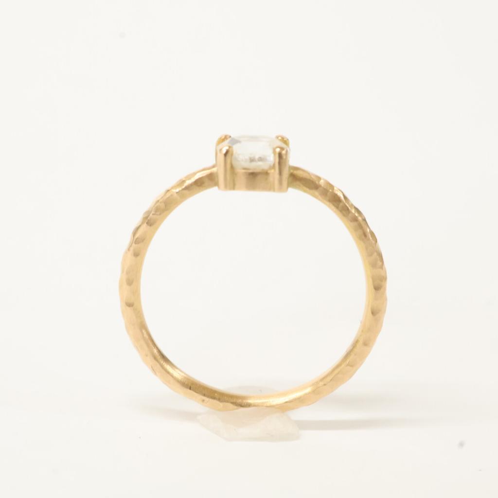 MALCOLM BETTS 0.38ct Claw-Set Rose-Cut Diamond Ring ring 6 Rose goldUsed