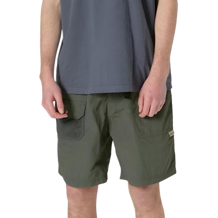 Thisisneverthat Adjustable Waist Belt Multi-Pocket Zipper Fly Logo Casual Work Shorts Unisex shorts TN251WSOOS13SGE