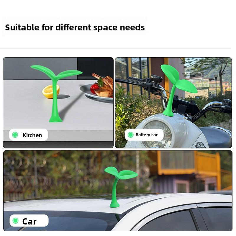 1PCS Car Roof Decoration 3D Devil Horn Stickers Auto Truck Elasticity Ornaments Ornaments Anti Collision Protector Decals Car Gi