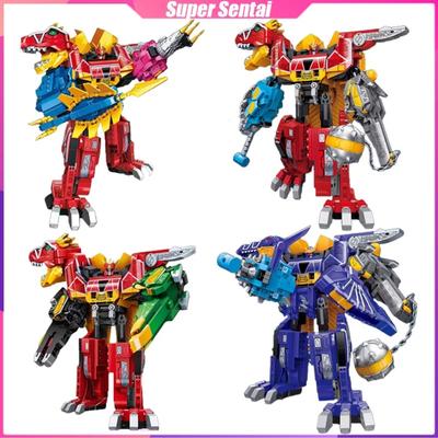 Keeppley Super Sentai Klocki 3 W 1 Zyuden Sentai Kyoryuger Dekoracja Biurka Puzzle Model do Składania Zabawka Prezent dla Chłopca