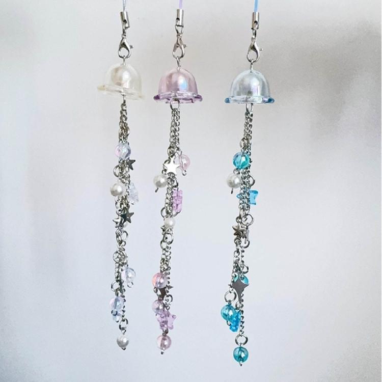 Cute Jellyfish Pendant Y2K Style Phone Charm Car Decorastions for Woman Girls