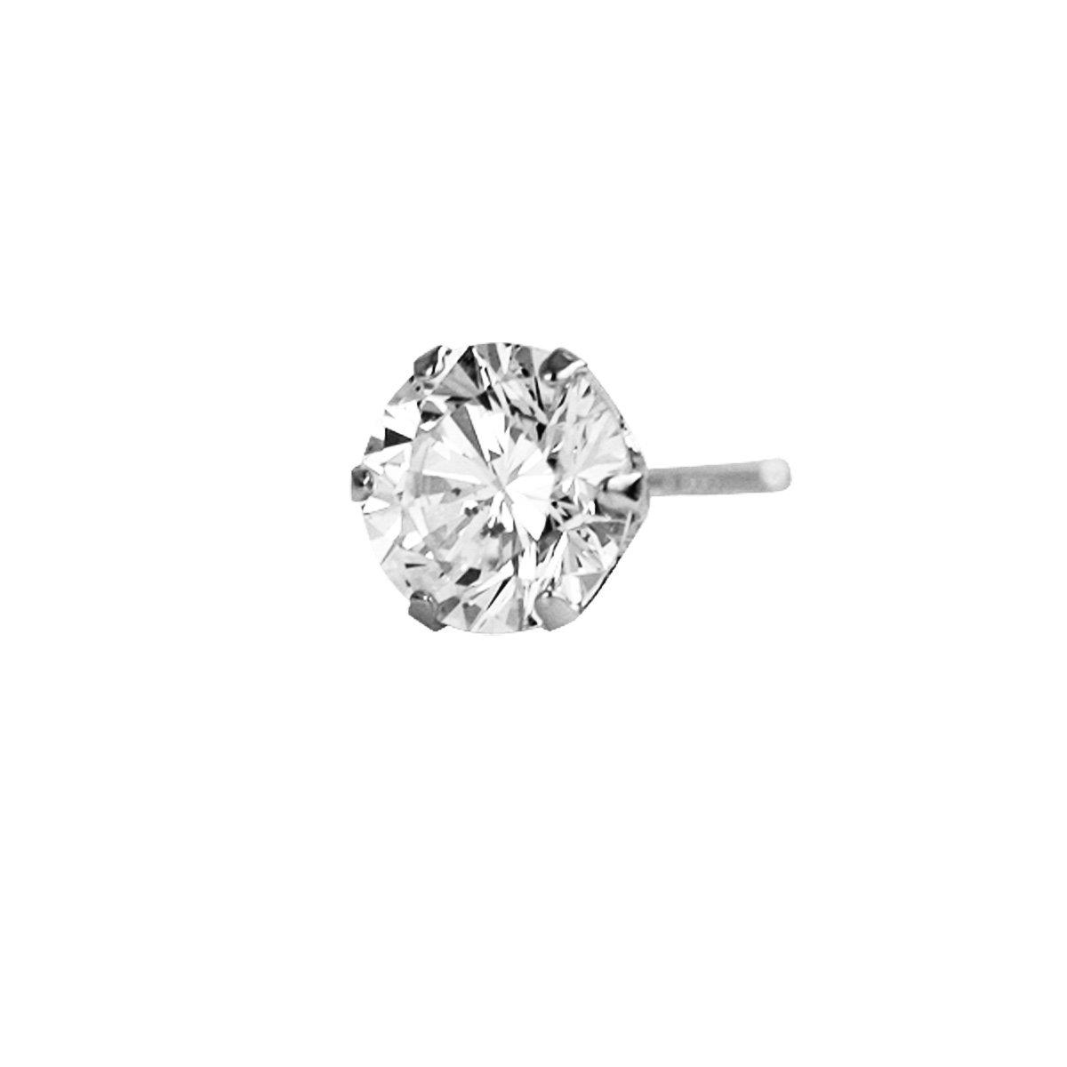 

Ювелірні вироби PT900 Діамантові сережки 6 кігтів Diamond FG Color Single Earrings [Diamond World] Жіночі 0,3-0,7 карата Чоловічі