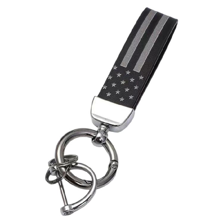 Car Keychain Key Holder Automotive Key Chains With National Symbol And Tarnish Resistant Finishing