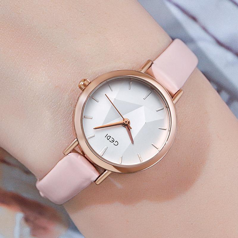 Ladies Temperament Belt Watch Fashionable Simple Casual Small Student Waterproof Watch