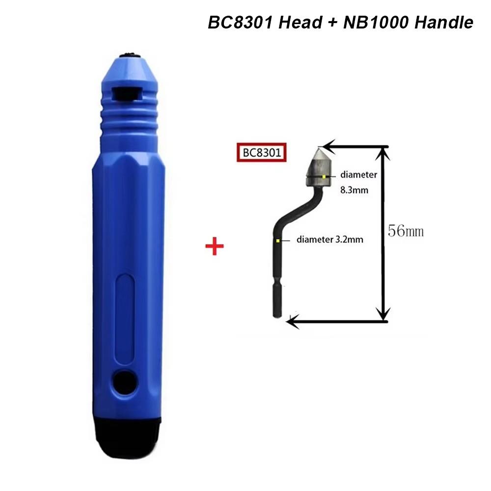1 Satz BC6301/8301/1041/1651 Lochentgrater AnfasenKopf NB1000 Griff Senkwerkzeug Satz legierter Stahl Metallreparatur