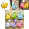 Colorful Plush Monster Keychain Cuddly Furry Toy For Birthdays And Special Occasions