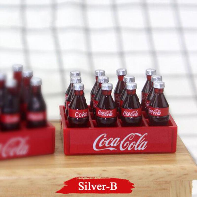 1/12 Dollhouse Miniatures Accessories For Doll Coke Drink Kitchen Toys