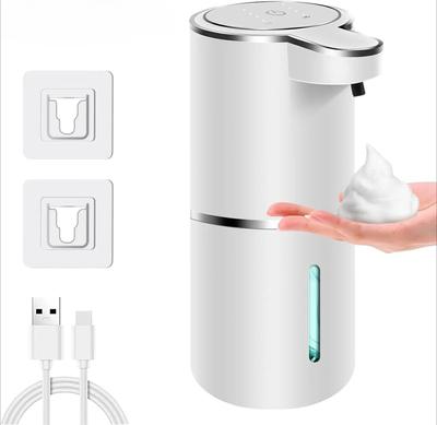 1PC Automatic Soap Dispenser Touchless Foaming Soap Dispenser 380ml USB Rechargeable Electric 4 Level Adjustable Foam Soap Dispenser