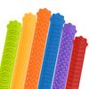 6Pcs Sensory Slap Bracelet Fidget Toy Anxiety Relief Silicone Textured Bracelet Focus Aid Decompression Toy Stocking Stuffers Party Favors