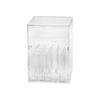 Flip-Top Clear Makeup Brush Holder Cosmetic Storage Box Dust-Proof Desktop Organizer for Brushes And Accessories