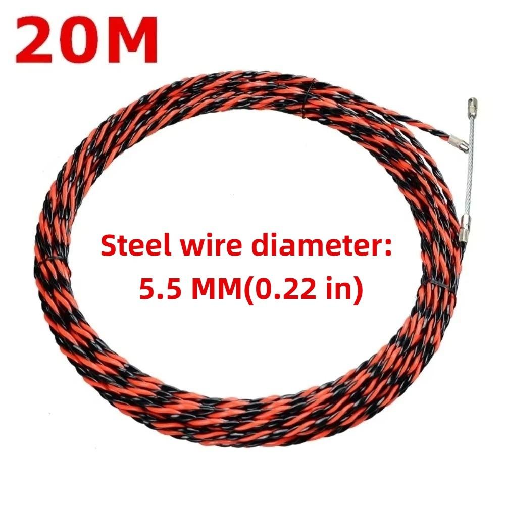 20 M Cable Wire Threader Puller Efficient Wire Threading Large Hole Lead Device  Metal Pipes