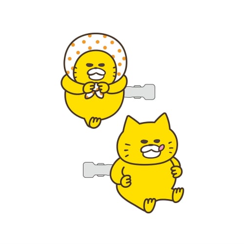 

Toshin Pack Stray Cats Bangs Clip (Straight Cats Headband) NG-HP003